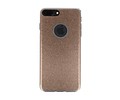 BAOHU Bling TPU Hoesje Case - Hoesje Geschikt voor iPhone 7 / 8 Plus Goud