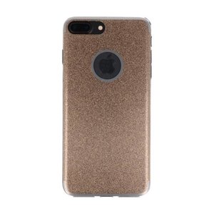 BAOHU Bling TPU Hoesje Case - Hoesje Geschikt voor iPhone 7 / 8 Plus Goud