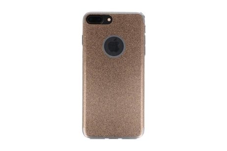 BAOHU Bling TPU Hoesje Case - Hoesje Geschikt voor iPhone 7 / 8 Plus Goud