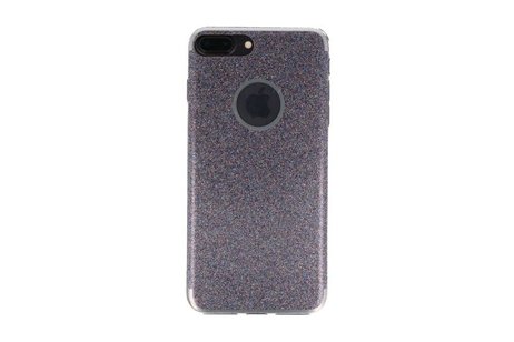 BAOHU Bling TPU Hoesje Case - Hoesje Geschikt voor iPhone 7 / 8 Plus Paars