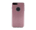 BAOHU Bling TPU Hoesje Case - Hoesje Geschikt voor iPhone 7 / 8 Plus Roze