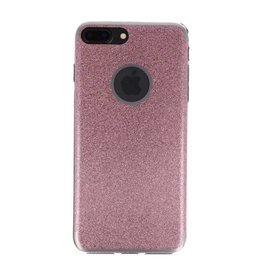 BAOHU Bling TPU Hoesje Case voor iPhone 7 / 8 Plus Roze