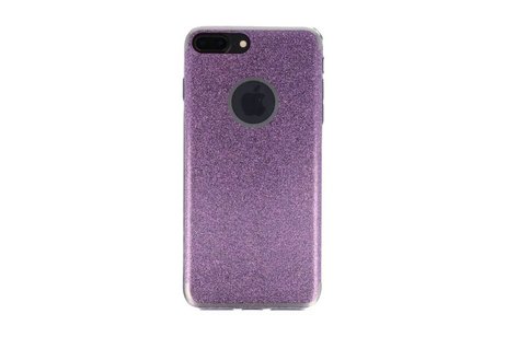 Bling TPU Hoesje Case voor iPhone 7 / 8 Plus Hotpink