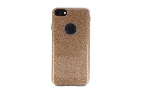 BAOHU Bling TPU Hoesje Case - Hoesje Geschikt voor iPhone 7 / 8 Goud