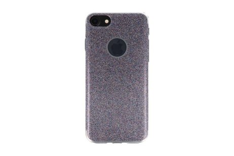 BAOHU Bling TPU Hoesje Case - Hoesje Geschikt voor iPhone 7 / 8 Paars