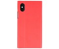 Flipbook Slim Folio Hoesjes Cases voor iPhone X Rood