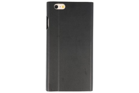 BAOHU Flipbook Slim Folio Case - Hoesje Geschikt voor iPhone 6 Plus Zwart