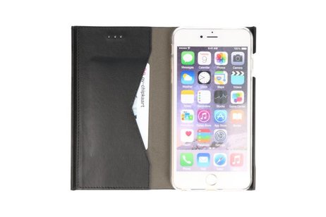 BAOHU Flipbook Slim Folio Case - Hoesje Geschikt voor iPhone 6 Plus Zwart