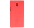 BAOHU Flipbook Slim Folio Wallet Case - Hoesje Geschikt voor Samsung Galaxy J5 2017 Rood