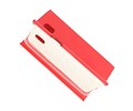 BAOHU Flipbook Slim Folio Wallet Case - Hoesje Geschikt voor Samsung Galaxy J5 2017 Rood