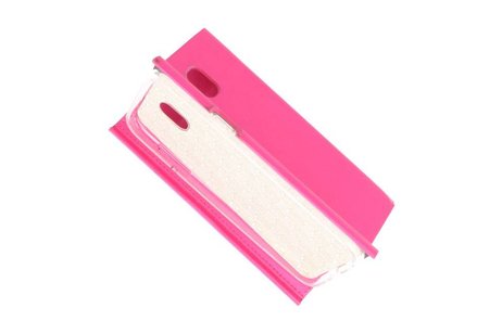 Flipbook Slim Folio Wallet Case voor Galaxy J5 2017 Roze