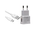 Type C Universal Travel Charger 2.4 A Wit + USB Kabel