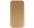 Shell Slim Folio Hoesjes Wallet Case voor iPhone X Goud