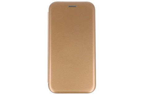 Shell Slim Folio Hoesjes Wallet Case voor iPhone X Goud