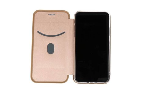 BAOHU Shell Slim Folio Hoesjes Wallet Case Geschikt voor iPhone X Goud