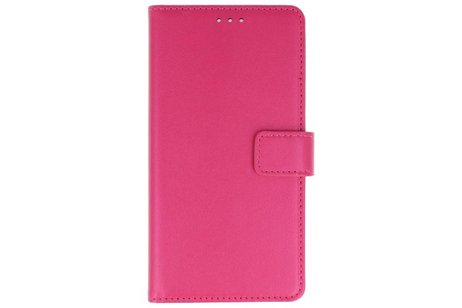 BAOHU Hoesje Geschikt voor de Nokia 2 - Kaarthouder Book Case Telefoonhoesje - Roze