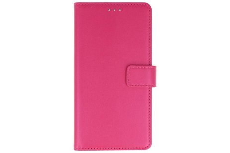 Hoesje Geschikt voor de Nokia 2 - Kaarthouder Book Case Telefoonhoesje - Roze