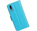 Huawei P20 Portemonnee hoesje booktype wallet Turquoise