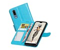 Huawei P20 Portemonnee hoesje booktype wallet Turquoise