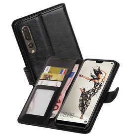 BAOHU Huawei P20 Pro Portemonnee hoesje booktype wallet Zwart