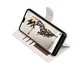 BAOHU Hoesje Geschikt voor Huawei P20 Pro - Portemonnee hoesje booktype wallet Wit