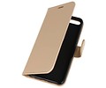BAOHU Wallet Cases Hoesje Geschikt voor Huawei Honor 7X Goud