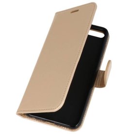 BAOHU Wallet Cases Hoesje voor Huawei Honor 7X Goud