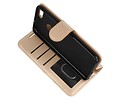 BAOHU Wallet Cases Hoesje Geschikt voor Huawei Honor 7X Goud