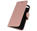 BAOHU Wallet Cases Hoesje Geschikt voor Huawei Honor 7X Roze