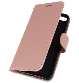 BAOHU Wallet Cases Hoesje voor Huawei Honor 7X Roze