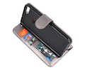 BAOHU Wallet Cases Hoesje Geschikt voor Huawei Honor 7X Grijs
