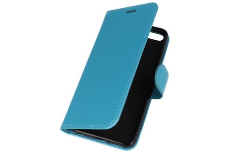BAOHU Wallet Cases Hoesje Geschikt voor Huawei Honor 7X Turquoise