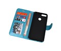 Wallet Cases Hoesje voor Huawei Honor 7X Turquoise