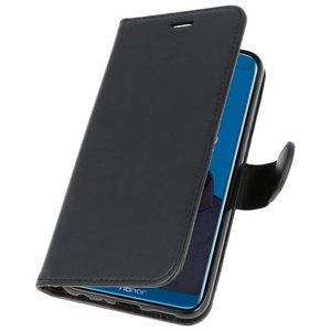 BAOHU Wallet Cases Hoesje Geschikt voor Huawei Honor 9 Lite Zwart
