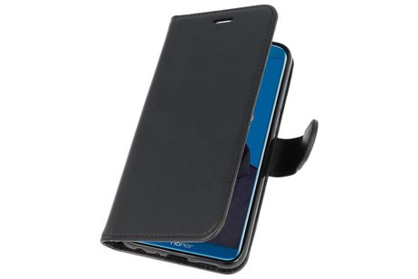 BAOHU Wallet Cases Hoesje Geschikt voor Huawei Honor 9 Lite Zwart