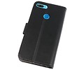 BAOHU Wallet Cases Hoesje Geschikt voor Huawei Honor 9 Lite Zwart