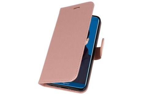 Wallet Cases Hoesje voor Huawei Honor 9 Lite Roze