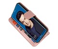 BAOHU Wallet Cases Hoesje Geschikt voor Huawei Honor 9 Lite Roze