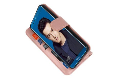 Wallet Cases Hoesje voor Huawei Honor 9 Lite Roze