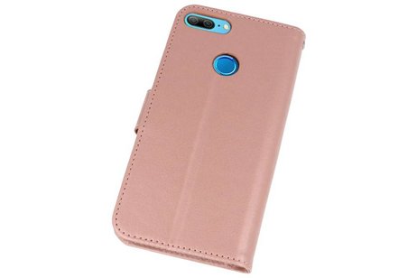 BAOHU Wallet Cases Hoesje Geschikt voor Huawei Honor 9 Lite Roze