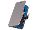 BAOHU Wallet Cases Hoesje Geschikt voor Huawei Honor 9 Lite Grijs