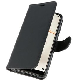 BAOHU Wallet Cases Hoesje voor Huawei P20 Zwart