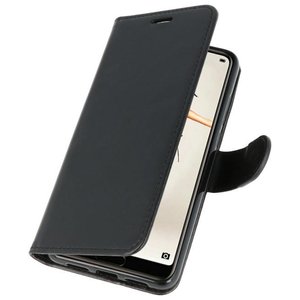 BAOHU Wallet Cases Hoesje Geschikt voor Huawei P20 Zwart