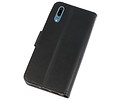 BAOHU Wallet Cases Hoesje Geschikt voor Huawei P20 Zwart