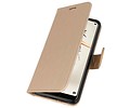 Wallet Cases Hoesje voor Huawei P20 Goud