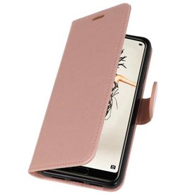 BAOHU Wallet Cases Hoesje voor Huawei P20 Roze