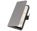 BAOHU Wallet Cases Hoesje Geschikt voor Huawei P20 Grijs