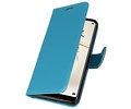 Wallet Cases Hoesje voor Huawei P20 Turquoise