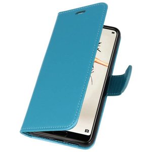 Wallet Cases Hoesje voor Huawei P20 Turquoise