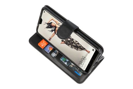 Wallet Cases Hoesje voor Huawei P20 Pro Zwart